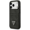 GUESS futerał do IPHONE 17 Pro GUHCP17LP4TPK (4G Double Card Triangle) czarny